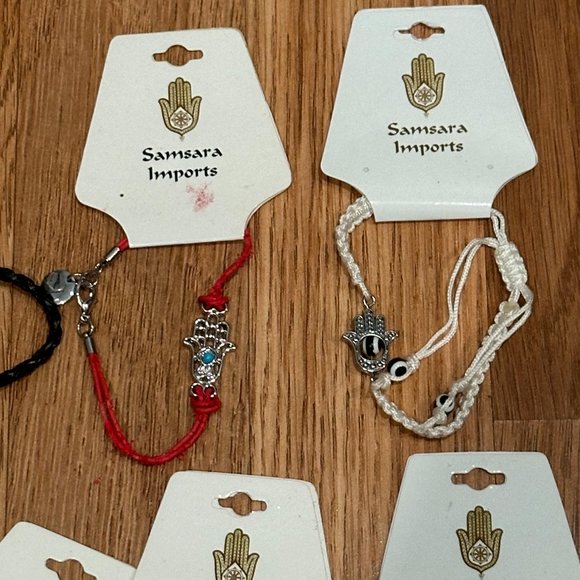 Charm Bracelets with Hamsa Charm & Evil Eye by Samsara Imports & Dorothy Lot - Picture 7 of 7